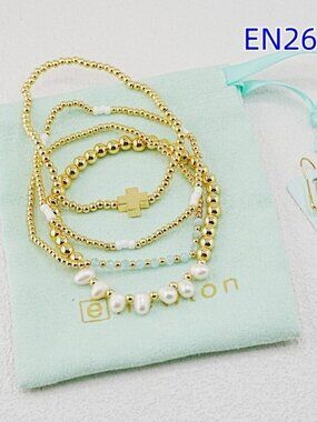 Enewton Four-Piece Gold Bracelet Set